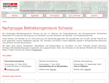 Tablet Screenshot of betriebsingenieur.ch